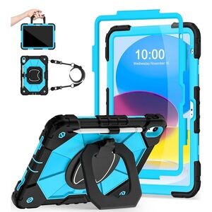 Rugged Blue Tablet Case with Stand